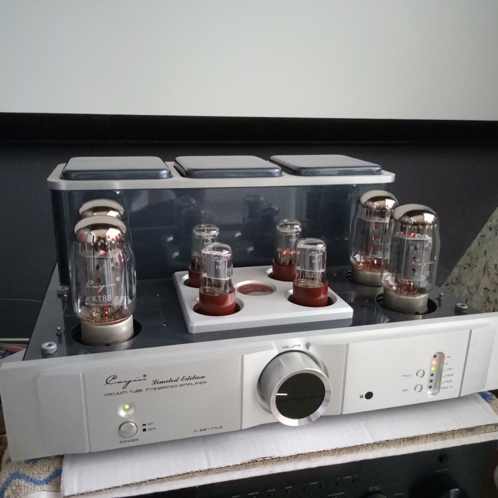 Cayin A-88T MK2 Tube Integrated Amplifier-99% New & Complete Set Img20116