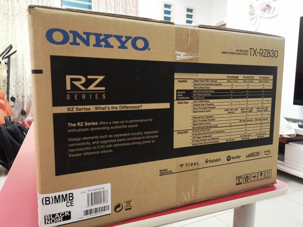 ONKYO TX-RZ830 High End AV Amp (100% Brand New) Img_2084