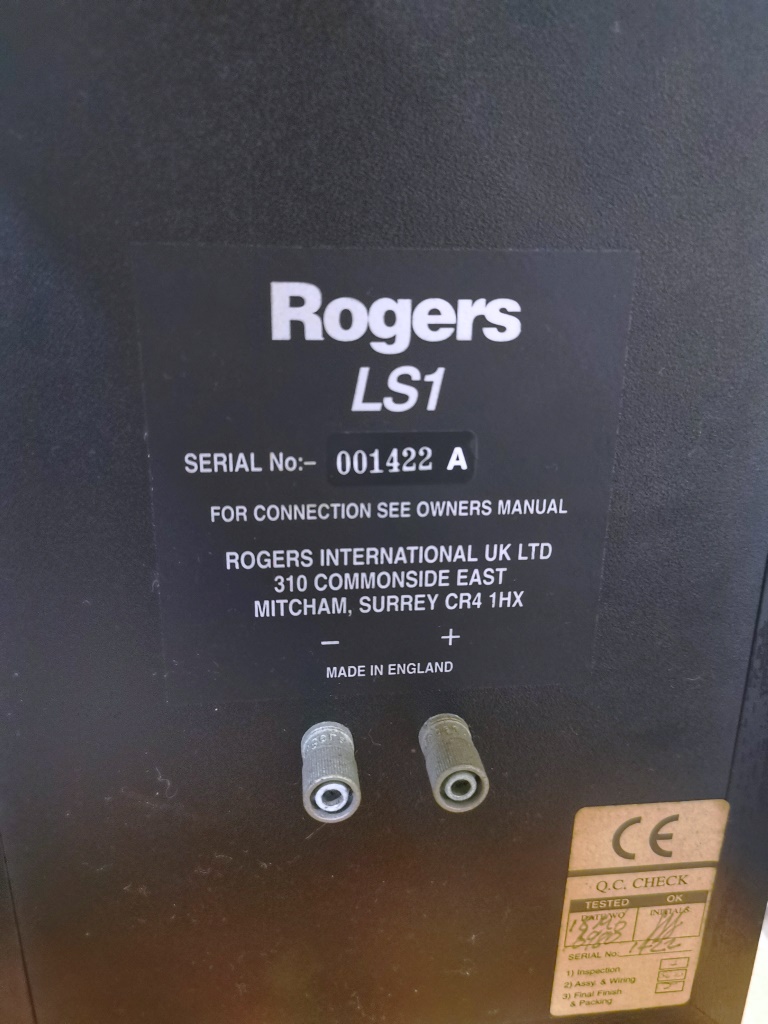 Rogers LS-1 Classic Monitor Speakers, Sweet British Sound (Used In Good Condition) Img_2158
