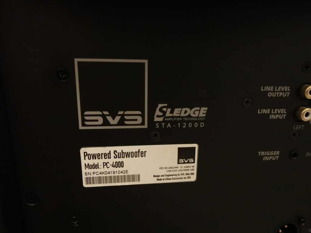 SVS PC4000 Subwoofer-3 Years Warranty-Brand New Condition & Complete Set Img_2250