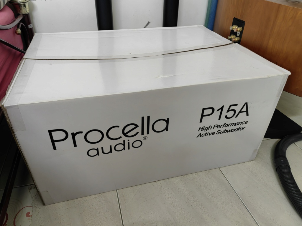 Procella Audio Made in Sweden High-End 15 Inches Subwoofer for Both Music & AV Use-Complete Inside Box Brand New Condition-Sold Img_2317