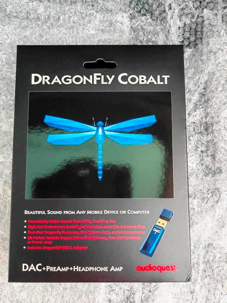 High End Audioquest Dragonfly Cobalt USB DAC + Preamp + Headphone Amp-Brand New & Complete Set Img_2322