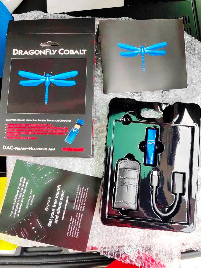 High End Audioquest Dragonfly Cobalt USB DAC + Preamp + Headphone Amp-Brand New & Complete Set Img_2328