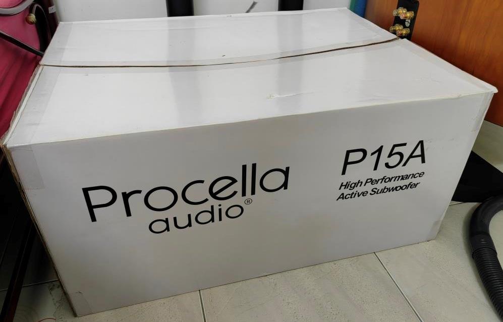 Procella Audio 15 Inches Subwoofer from Sweden Img_2401