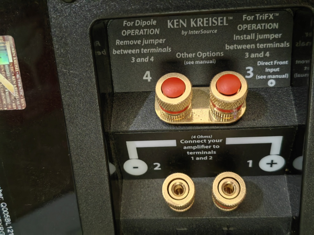 Ken Kreisel Quattro TriFX Surround Speakers-Used Img_2407
