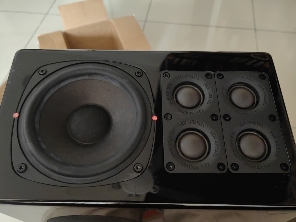 Ken Kreisel Quattro TriFX Surround Speakers-Used Img_2410