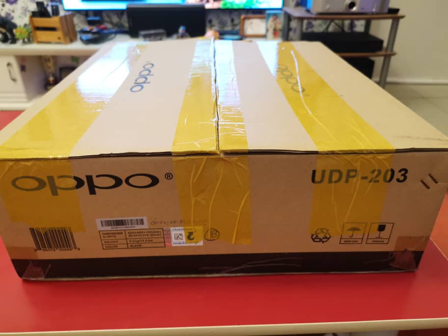 Oppo UDP-203 4K Player in Brand New Condition & Full Set-Sold Whats107