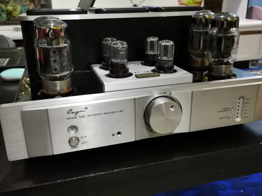 Cayin High End Tube/Valve Integrated Amplifier (A-88T) With Upgraded Tubes-Sold Whatsa81