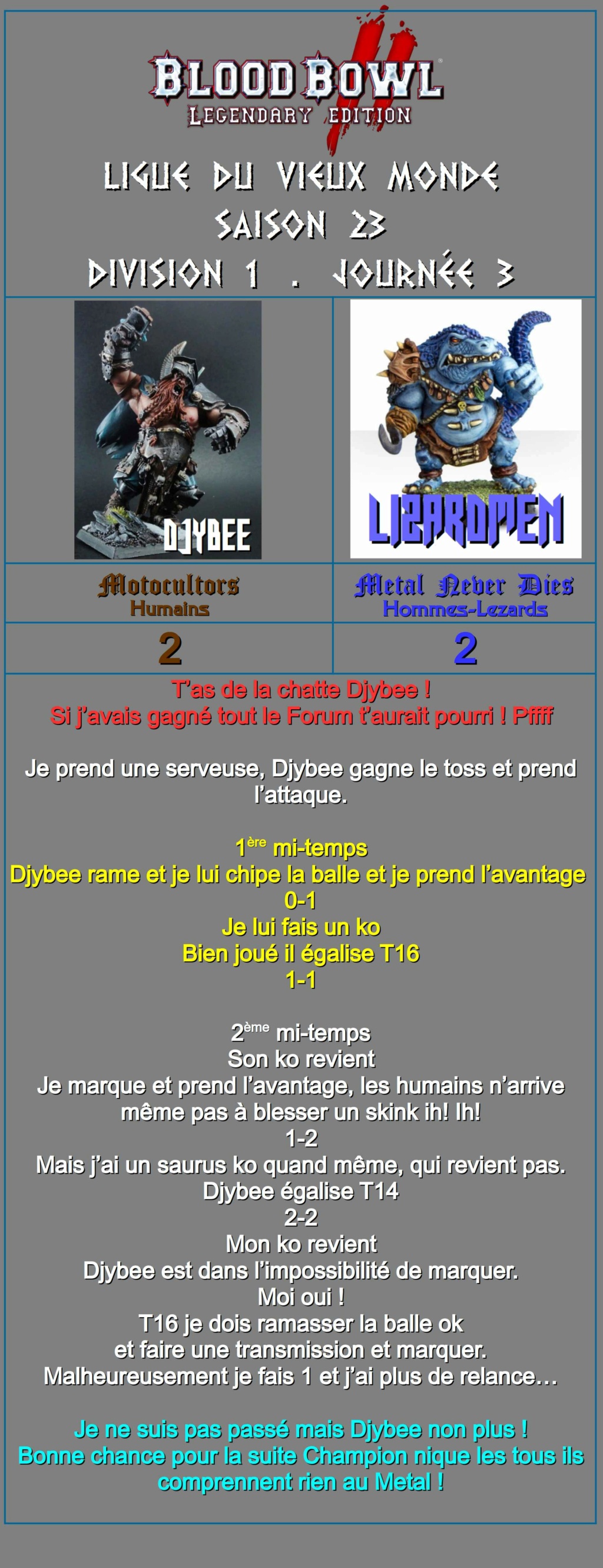 J3  .  Djybee vs Lizardmen . ça va chier ! - Page 2 Lizard47