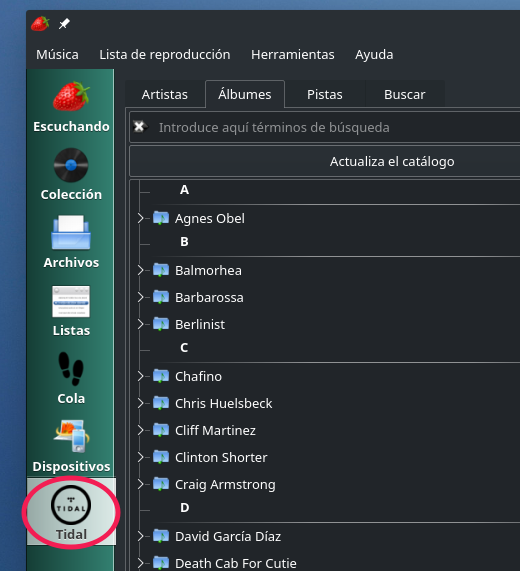 Strawberry (mini análisis): Tidal en bitperfect en Linux (y más cosas) - Página 2 2020-027