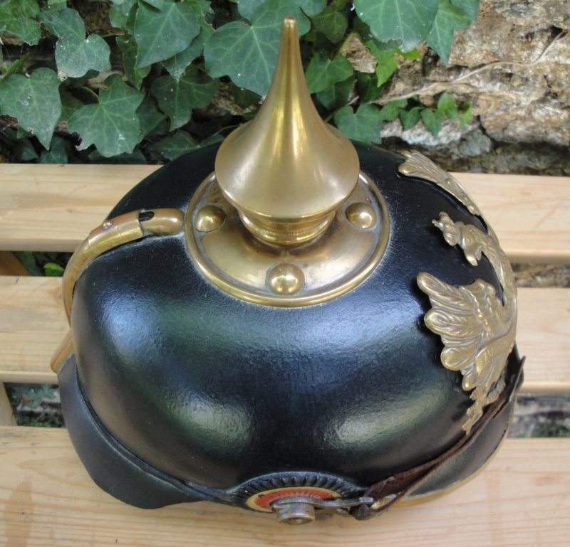 Rentrée de fin d'été,Casque prussien 1895 WW1 1612