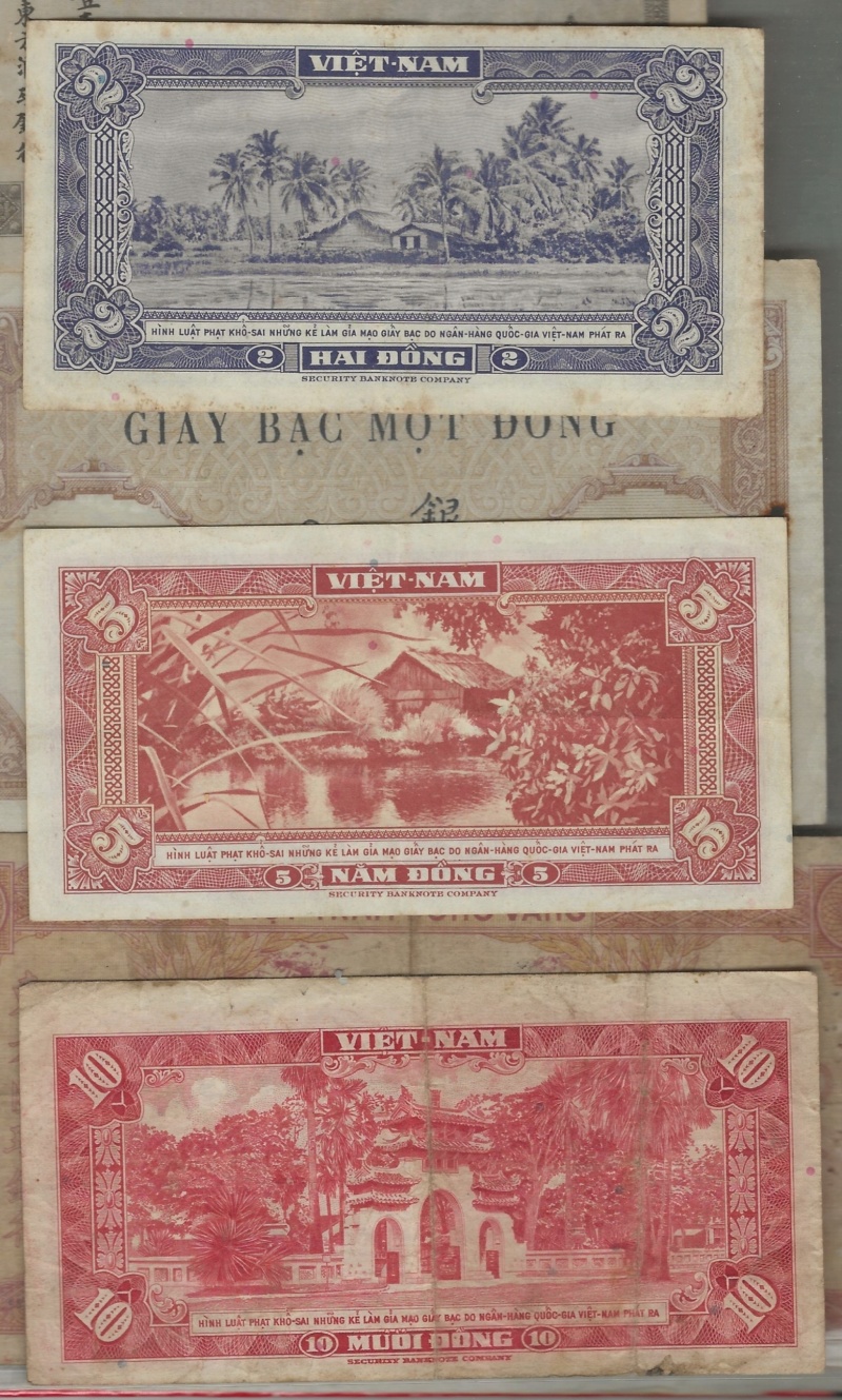 Collection Billets Indochine Vietnam Cambodge 19401210