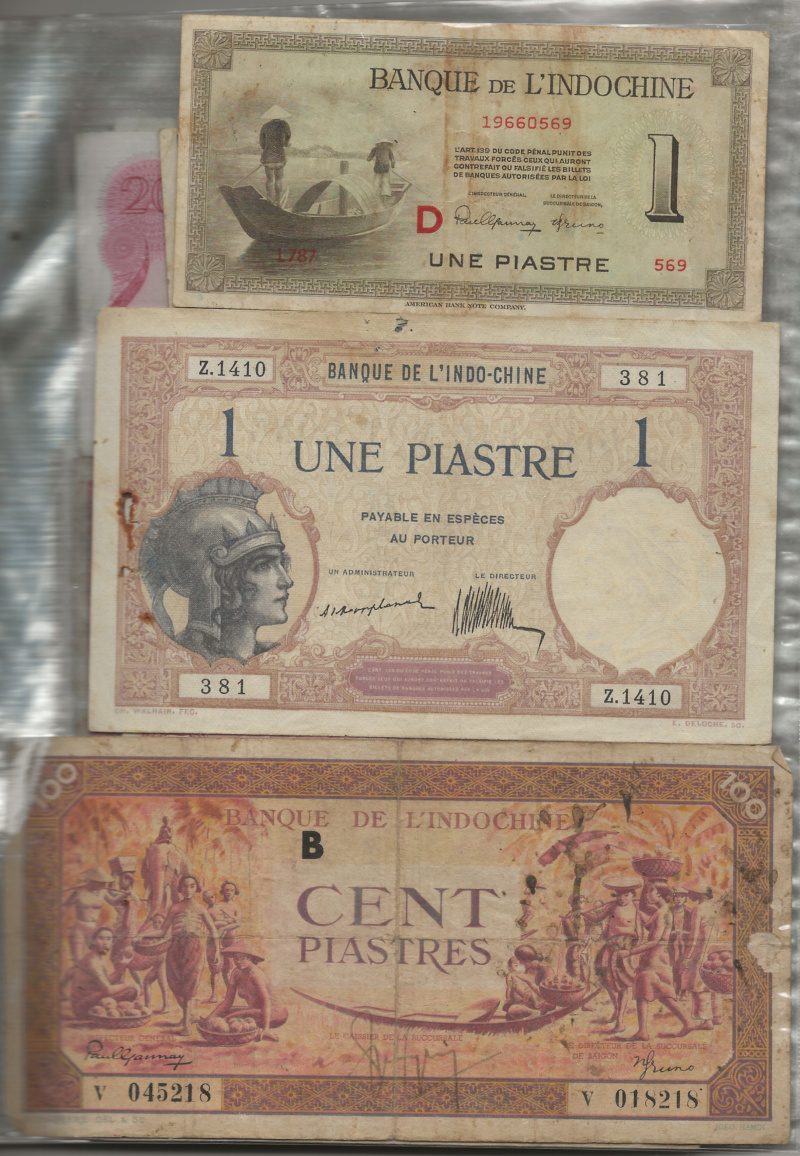 Collection Billets Indochine Vietnam Cambodge 23511010