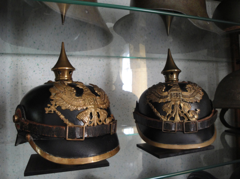 Rentrée de fin d'été,Casque prussien 1895 WW1 2612