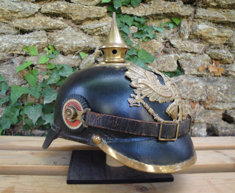 Rentrée de fin d'été,Casque prussien 1895 WW1 512