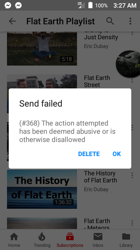 Eric Dubay's YouTube Channel Taken Down - Page 7 Screen11