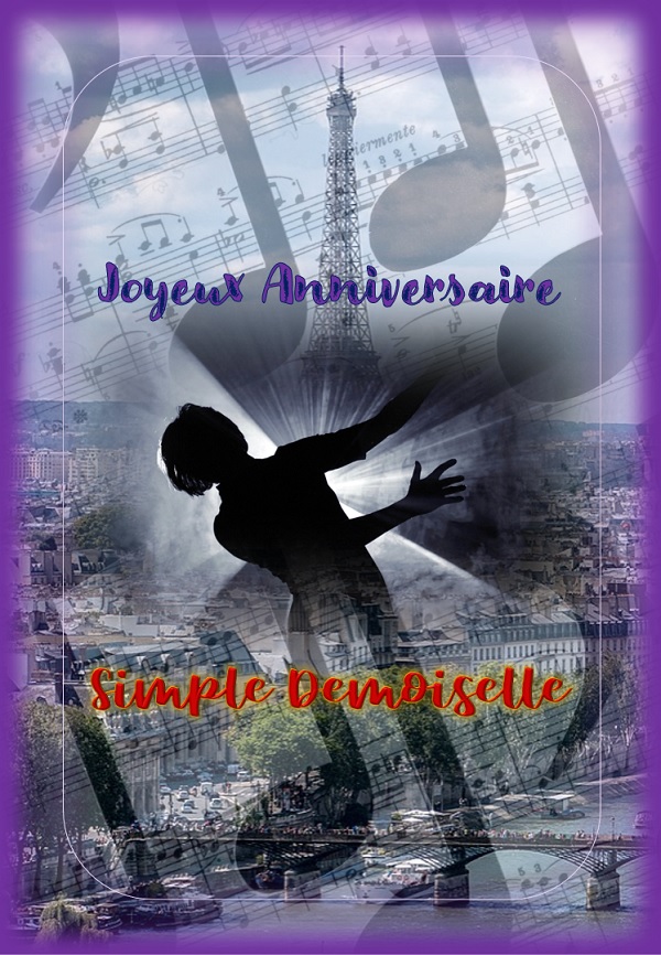 Simple Demoiselle Happy B. Annive20