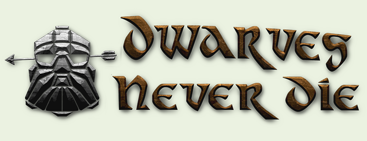 Dwarves Never Die - A dwarf game Logodn10