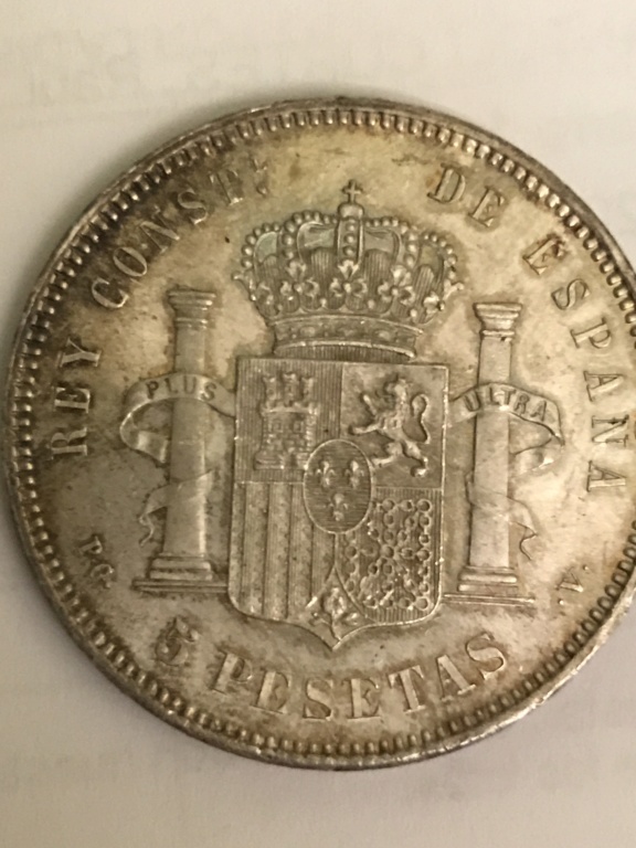 5 pesetas 1894 Alfonso XIII  Img_2614