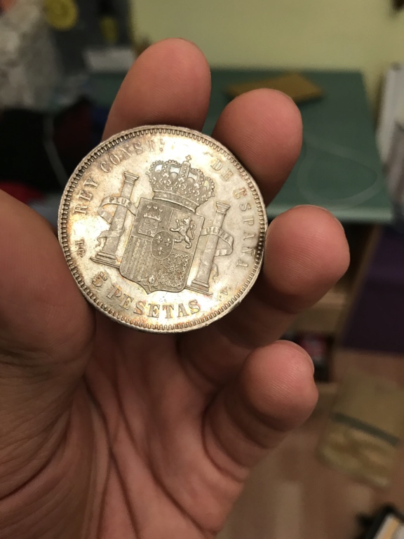 5 pesetas 1894 Alfonso XIII  Img_2615