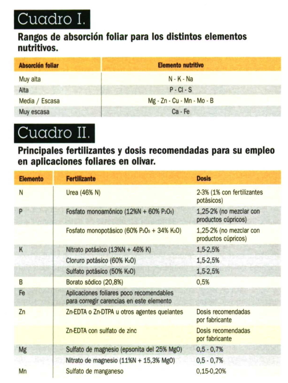 Análisis foliar julio 2019 - santiduquer Valle del Guadiato (Córdoba) Dosis_10