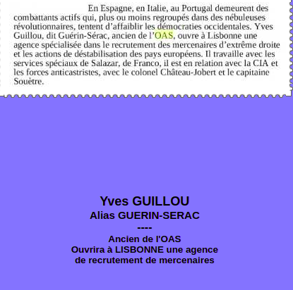 Yves Guérin-Sérac, de l'OAS à l'agence subversive Aginter Press