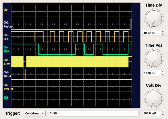 "feature complete" signal naming in logic analyzer  La10
