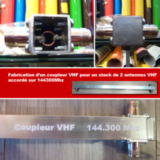 Fabrication d'un coupleur VHF 2 voies Couple14