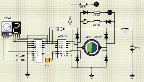 Motor Encoder KY 040 control 2022-061