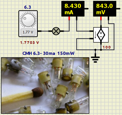 Converter Current - Voltage lamp SMN 6.3V 2022-656