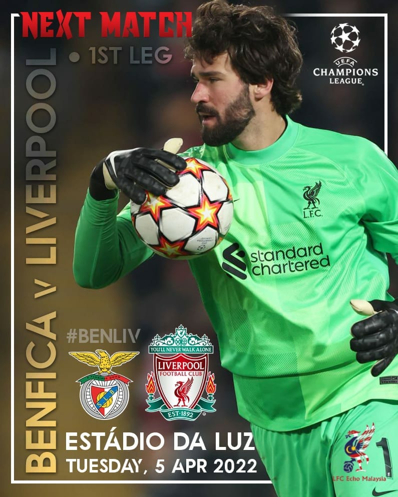 Champions League 2021/22 » Viertelfinale » 05.04.2022 21:00 Uhr » SL Benfica - FC Liverpool - Seite 5 3511