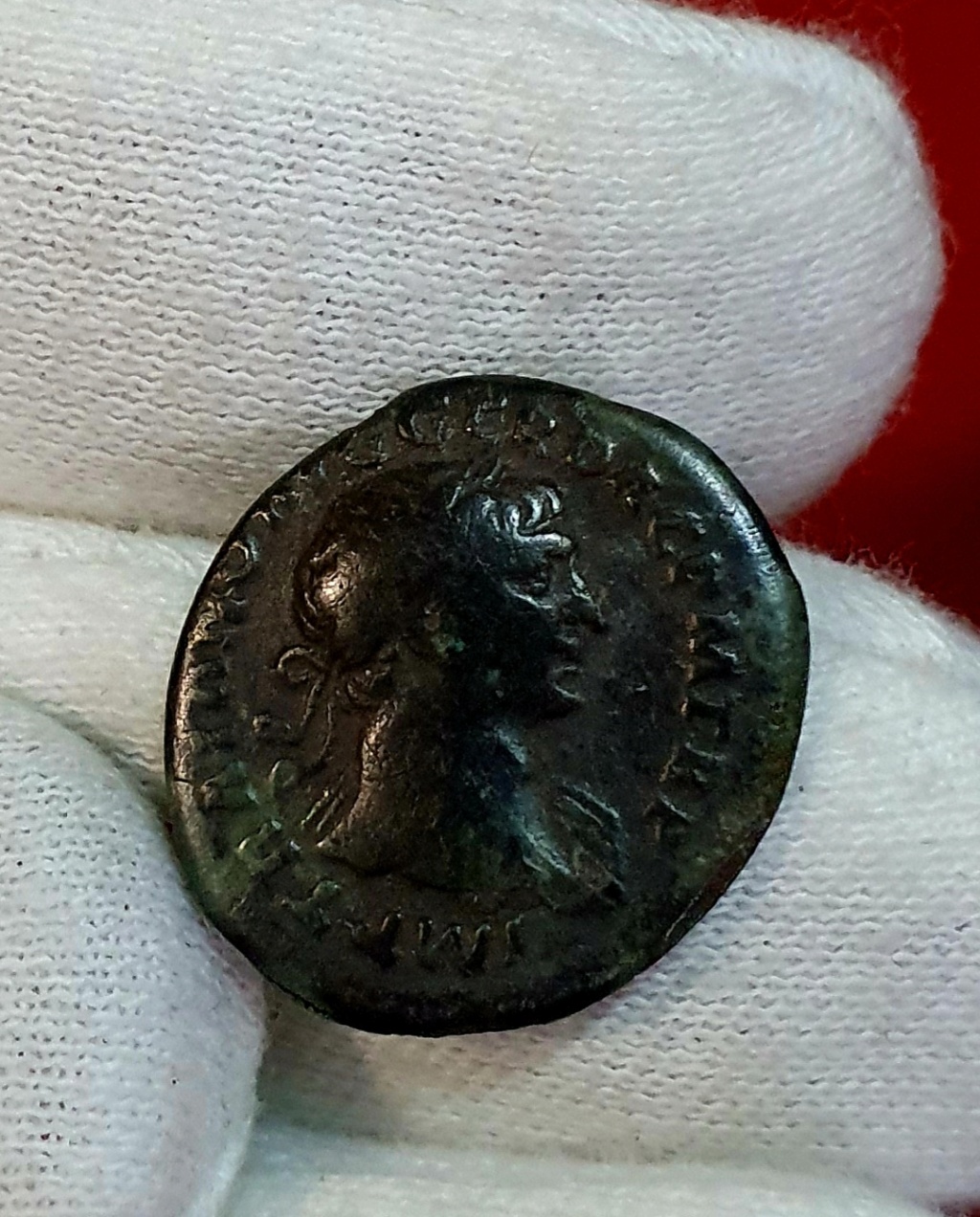 Denario de Limes de Trajano. COS V P P SPQR OPTIMO PRINC. Aequitas 20230627