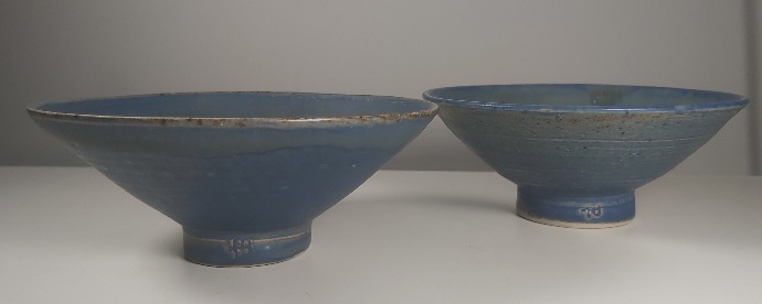Help with identifying 2 small bowls, FB mark - Frank & Fran Benatt  20230210