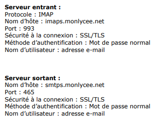 ENT Monlycee.net nouvelle messagerie - Page 2 Paramz12