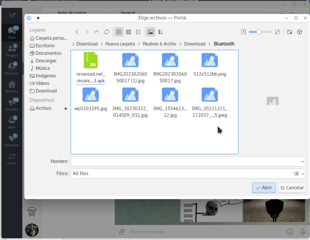 No puedo previsualizar imagenes en SSD (Kubuntu) Screen10