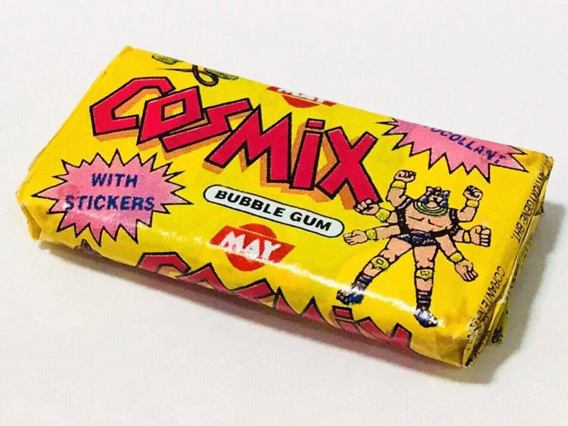 Stickers chewing-gum May : CDZ Cosmix Alf TMNT terminator etc Cosmix11
