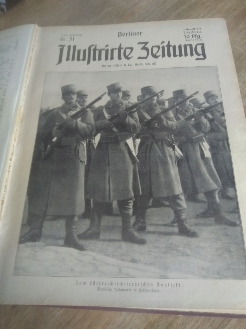 Trois tomes Berliner illustrirte Zeitung WW1 Img_3627