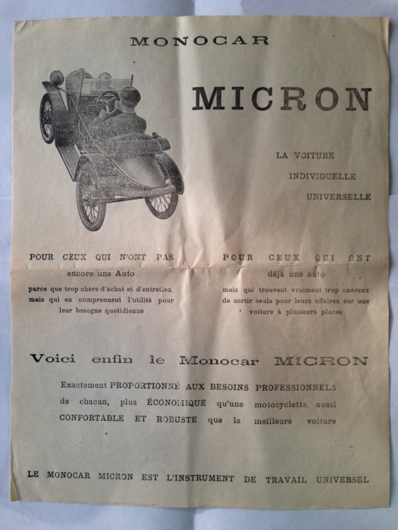 LE MICRON cyclecar - Page 3 Img_6910