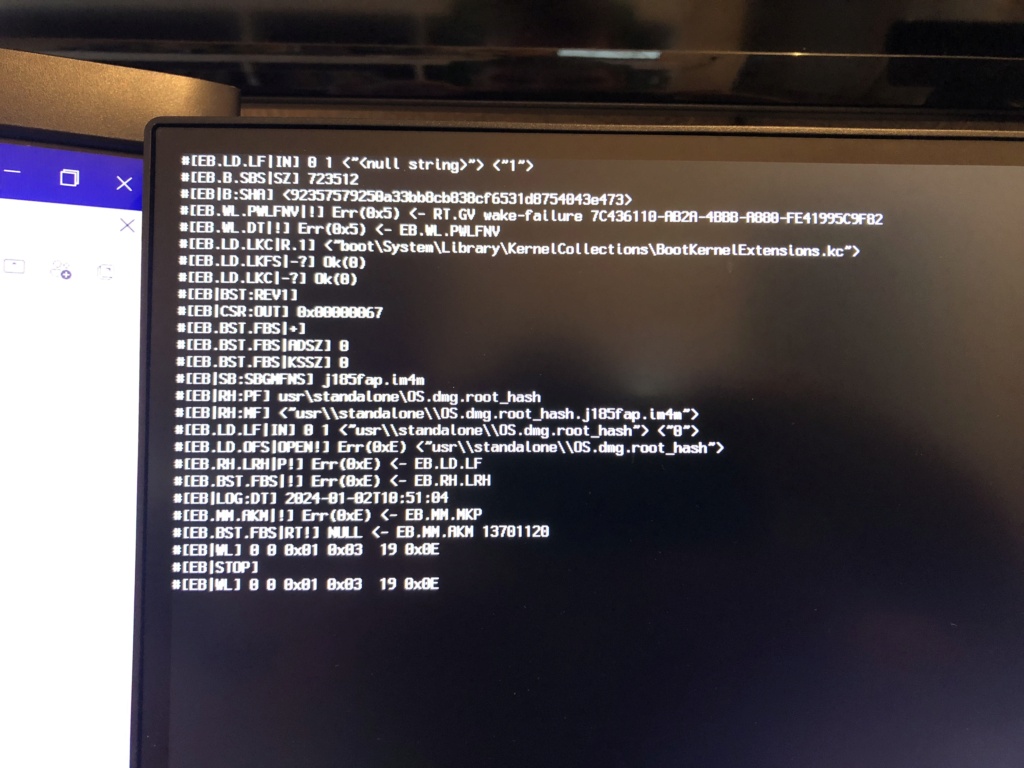 [RESOLU] Installation de SONOMA erreur MAC OSX SONOMA INSTALLER Img_0912