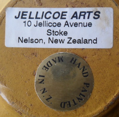 Jellicoe Arts (PPP Personalised Pottery Products) mark Jellic11
