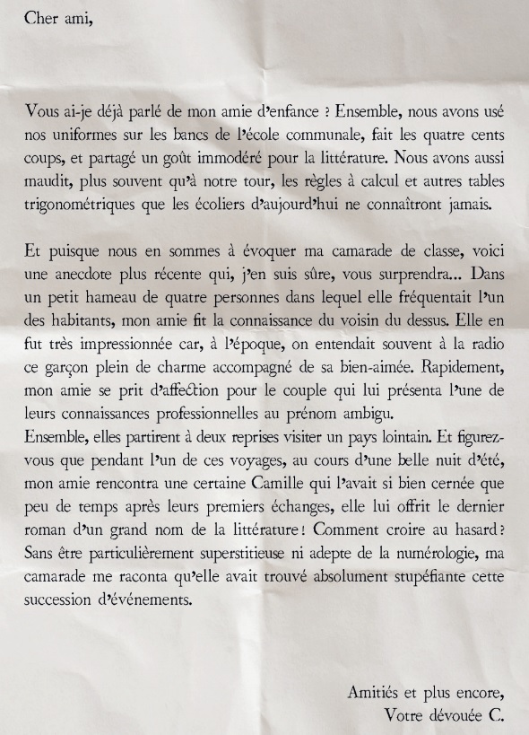 Lettre : Amitiés Et Plus Encore Amitie14