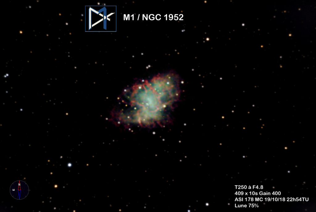 Télescope Newton Diam 250 SW se refait une santé M1_ngc10