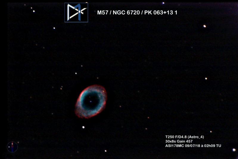 Télescope Newton Diam 250 SW se refait une santé M57-as10