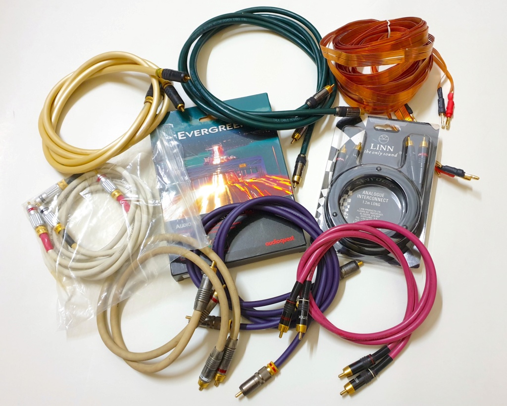 Various interconnects/speaker cables 20190110