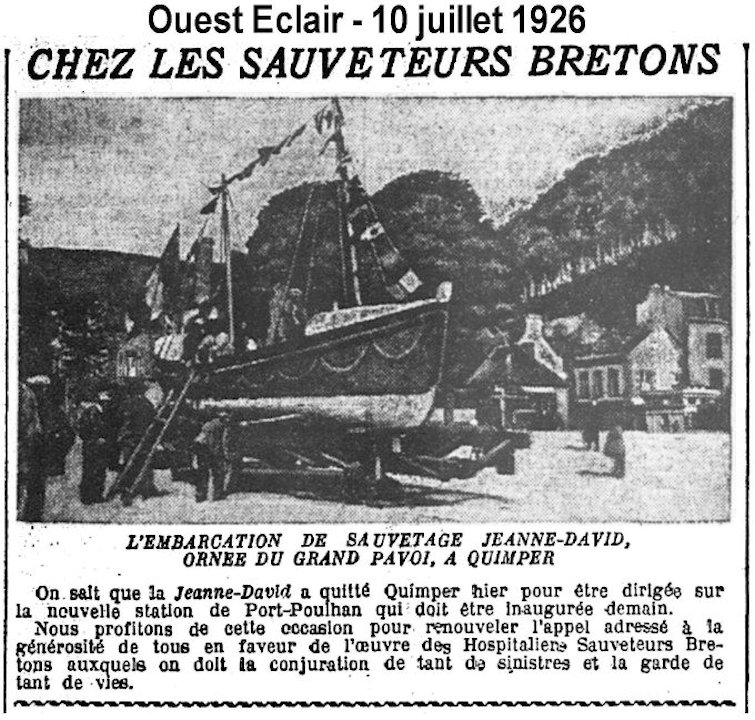 Canot de sauvetage la Jeanne-David de Pors-Poulhan 1926 Lc01_710