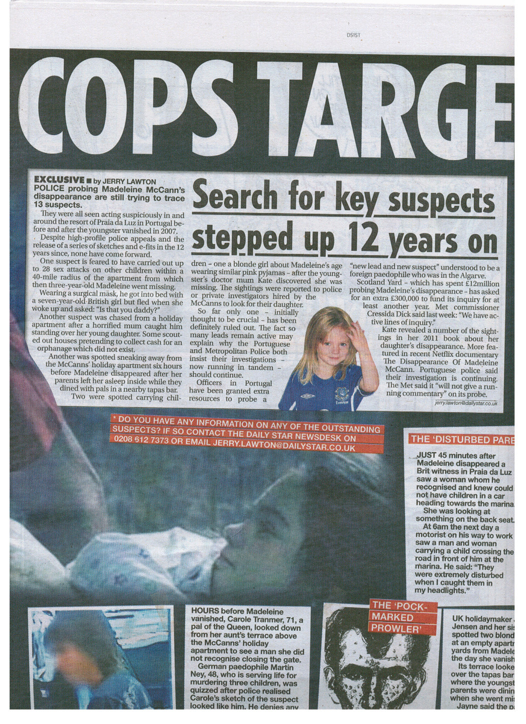 ***NEW! 8 May 2019*** Daily Star says there's THIRTEEN SUSPECTS (The Daily Star:  Madeleine McCann case 'closer to being SOLVED' by Portuguese police) - Page 2 Star_m16