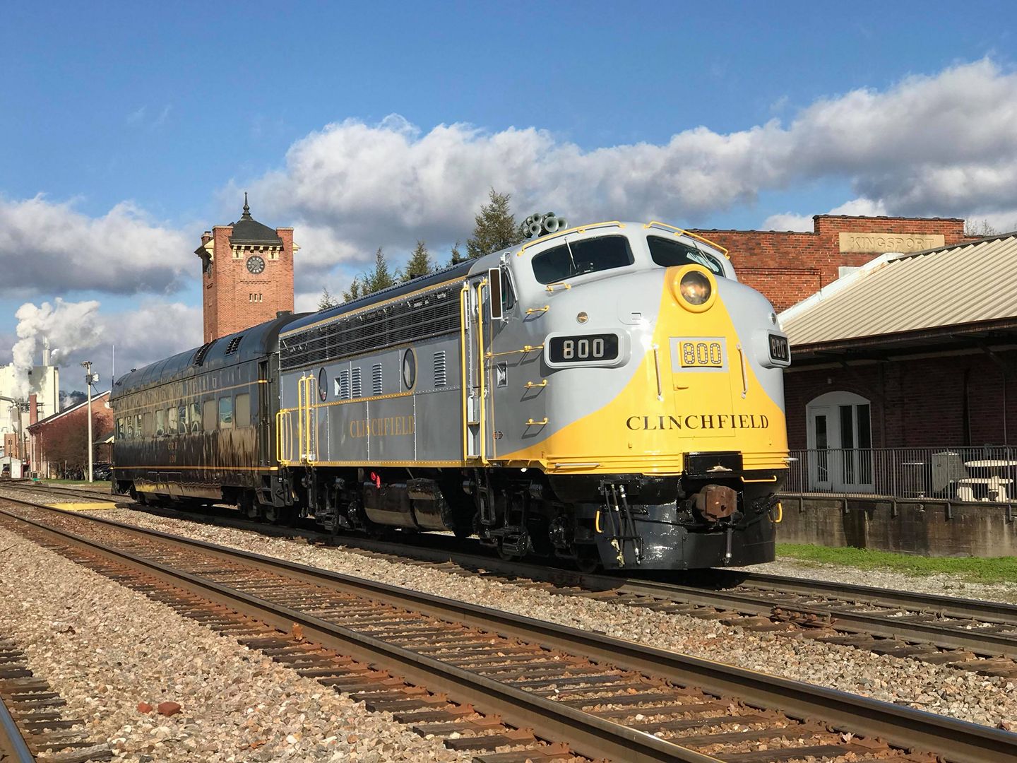 Clinchfield Railroad 800, locomotive diesel US de 72 ans 23592310