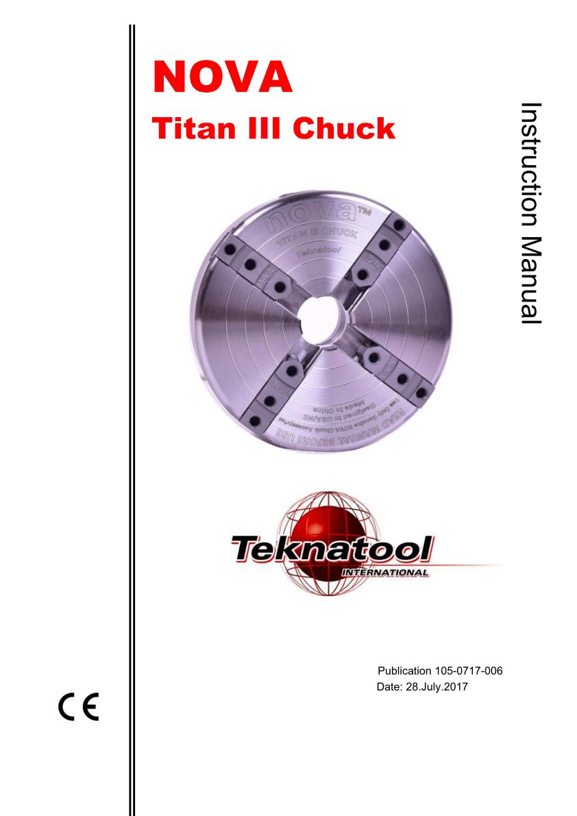 Teknatool NOVA Titan III mandrin pour tour a bois Uw1215