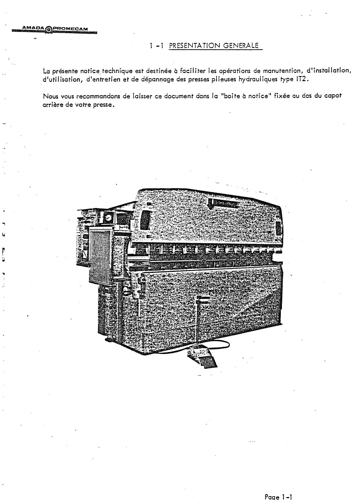 Presse plieuse PROMECAM IT2 Uw1328