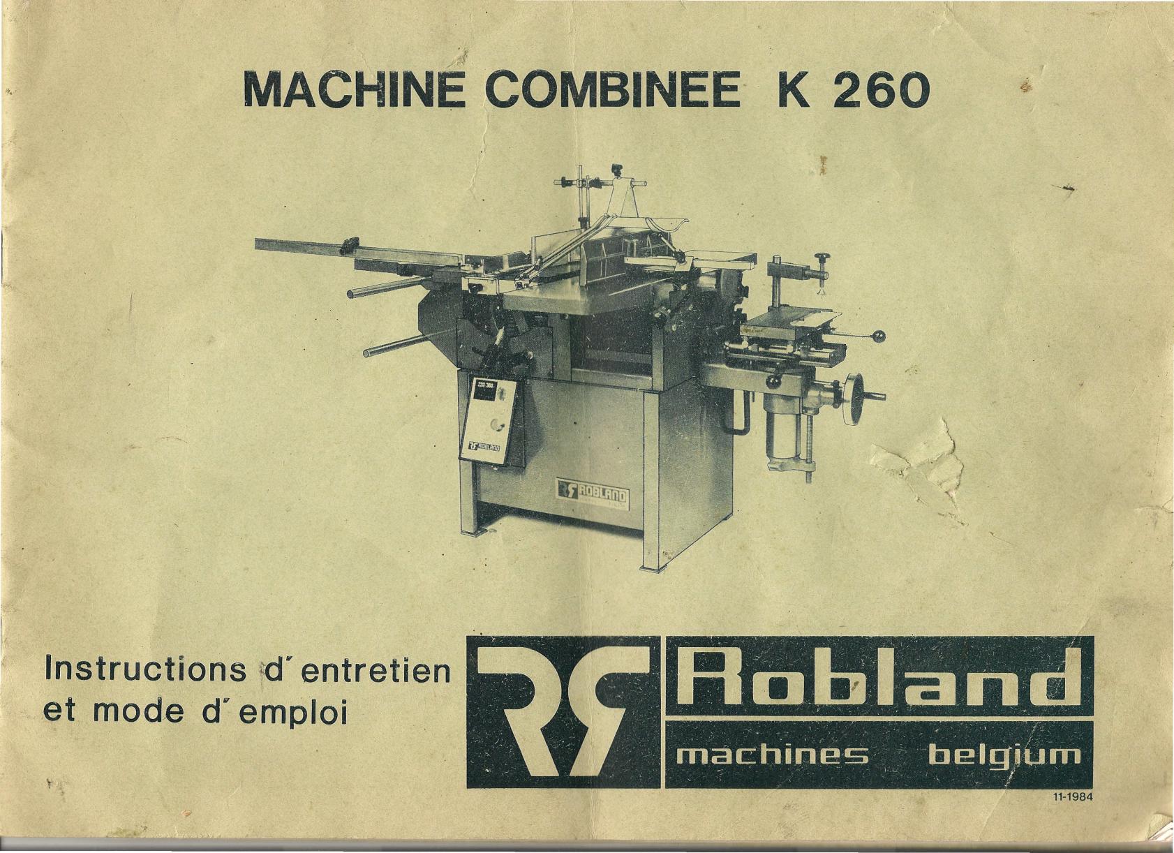 Robland K260 combinée Uw189